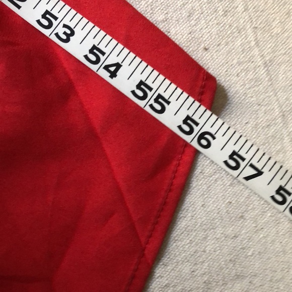 Tobi Long Red Maxi Dress Cross Straps Back Thin Straps - S - Picture 8 of 10